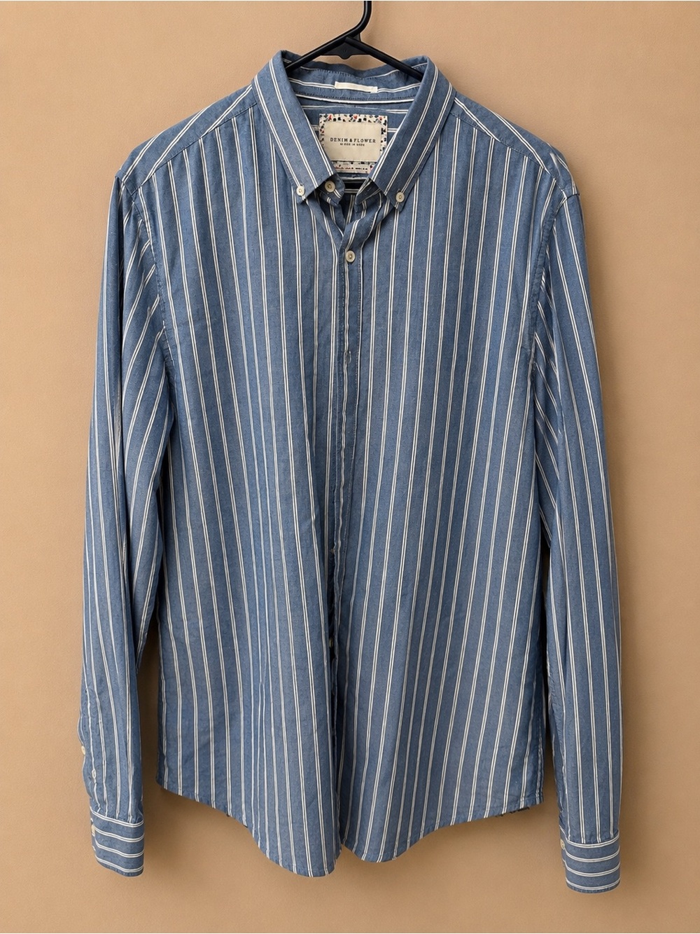 Denim & Flower Blue Striped Button-Down Shirt